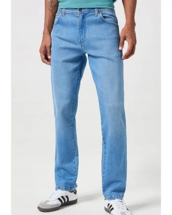 Blugi barbati  Texas Slim, albastru, elasticitate ridicata, colectia We Care, bumbac