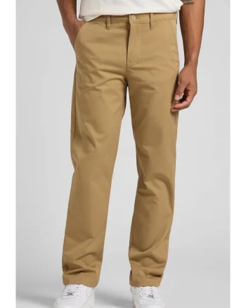 Pantaloni barbati  CHINO, bumbac/elastan, maro,