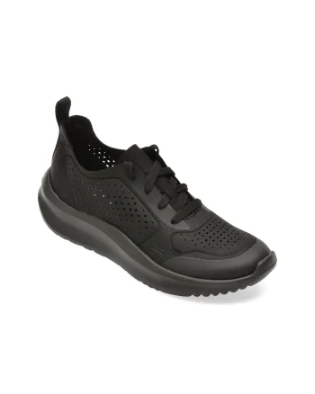 Pantofi sport CLARKS negri, SOLETIE, din material textil