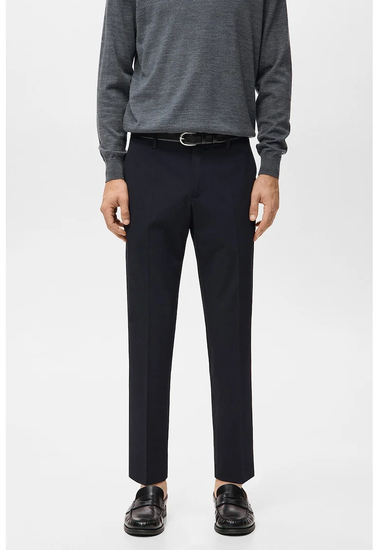 Pantaloni Chino cu croiala slim-fit Barna, Albastru ultramarin