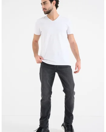 Blugi slim fit Orlanda, Gri inchis