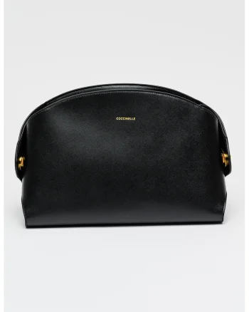 Geanta shopper de piele Tylde, Negru