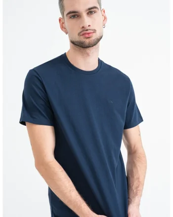 Tricou cu detaliu logo, Bleumarin
