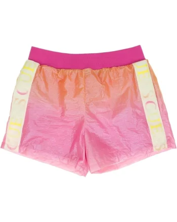 Pantaloni scurti sport  pentru fete, poliester roz,