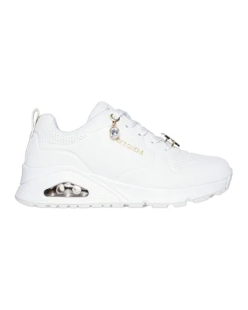 Pantofi sport Uno Gen 1 de piele ecologica cu aplicatie metalica
