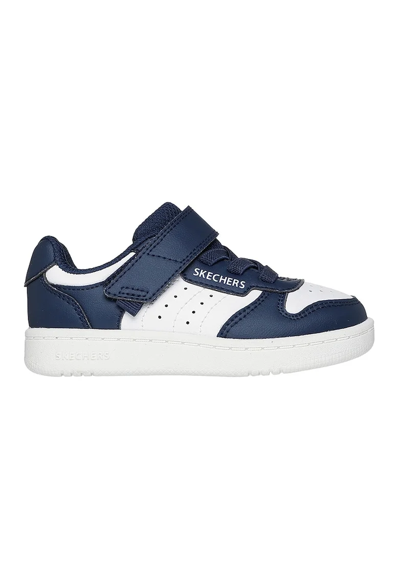 Pantofi sport Quick Street de piele ecologica cu garnituri perforate