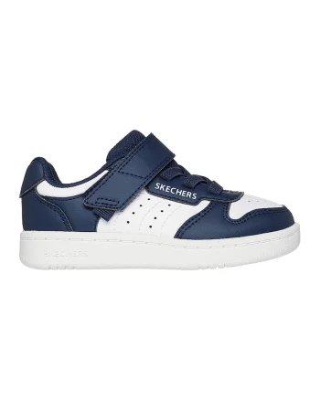 Pantofi sport Quick Street de piele ecologica cu garnituri perforate