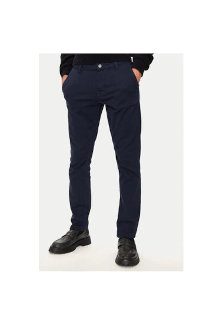 Pantaloni barbati,  304464478, Bumbac, 46793, Albastru
