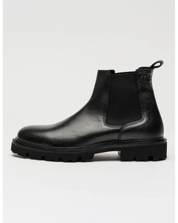 Ghete Chelsea de piele Julyo, Negru