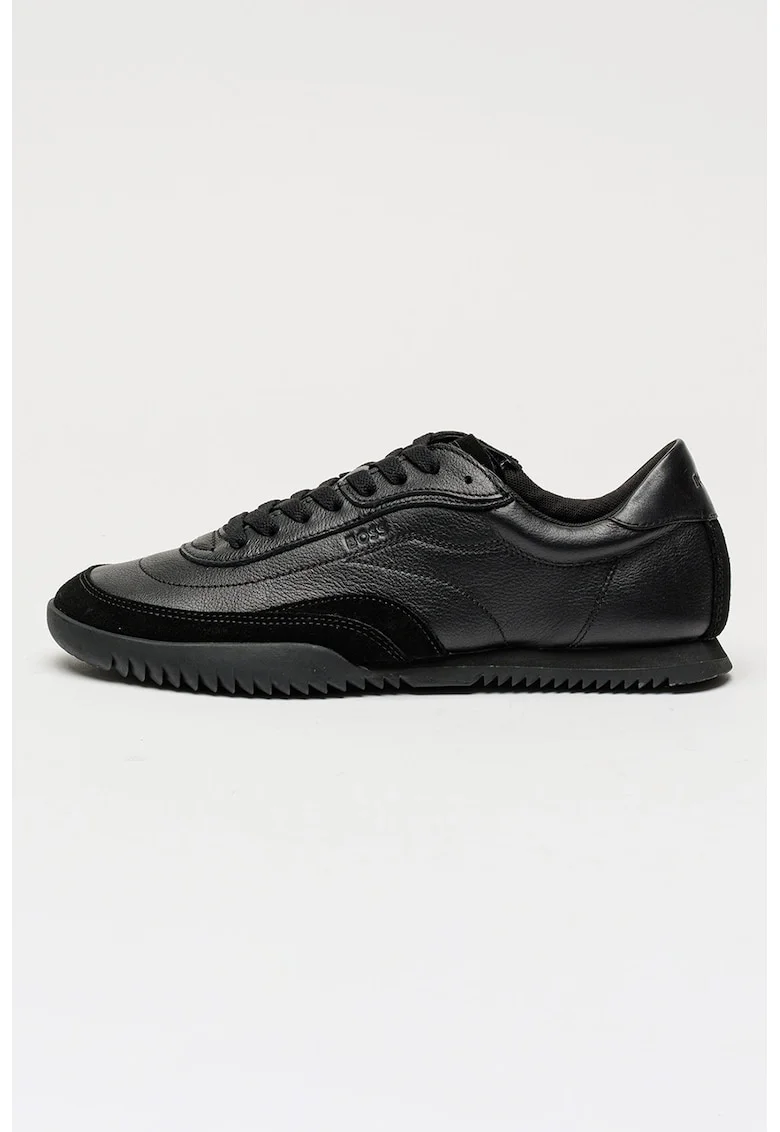 Pantofi sport de piele Careton, Negru