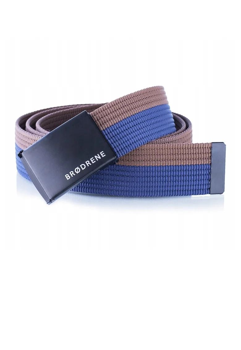 Curea, Brodrene, P10, cu inchidere automata, pentru barbati, Maro/Bleumarin, Maro/Bleumarin