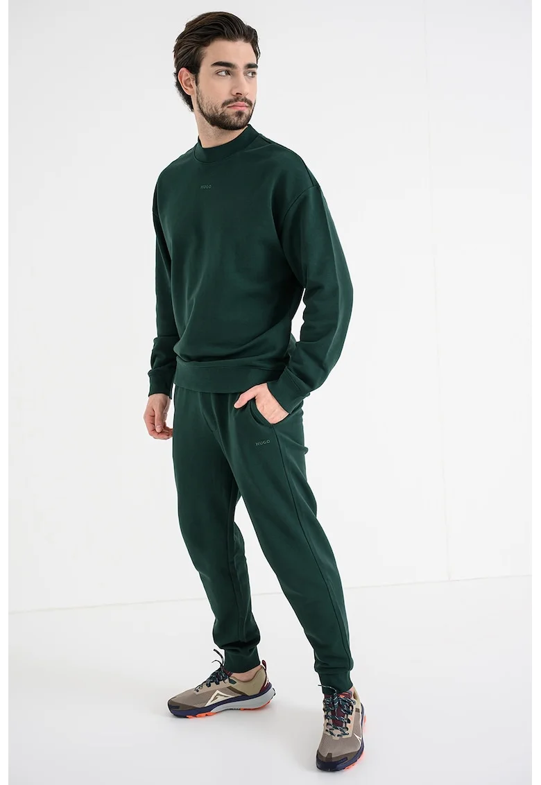 Pantaloni de trening din bumbac Dayote, Verde englez