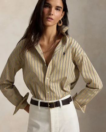 Polo Ralph Lauren cămașă pentru femei din bumbac