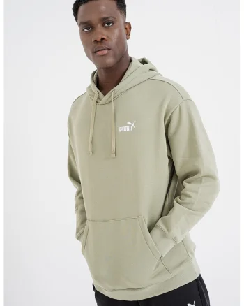 Hanorac relaxed-fit Ess, Verde pal