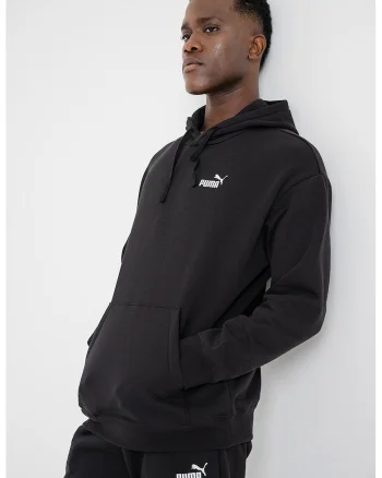 Hanorac relaxed-fit Ess, Negru