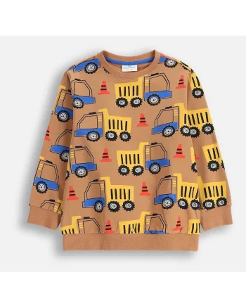 Bluza de trening din bumbac cu model