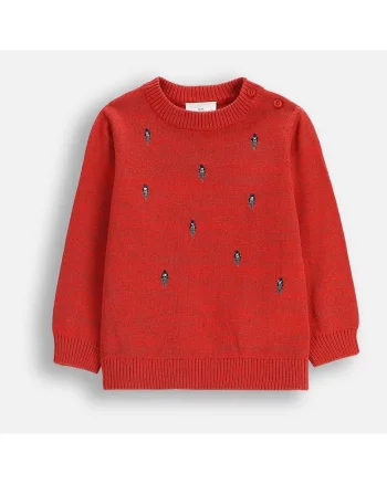 Pulover cu modele brodate