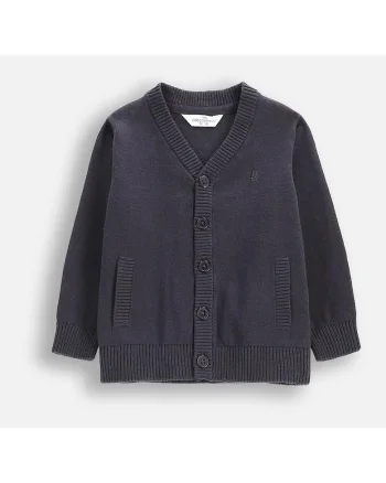 Cardigan cu nasturi si decolteu in V