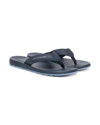 Slapi  din piele ecologică, Bleumarin