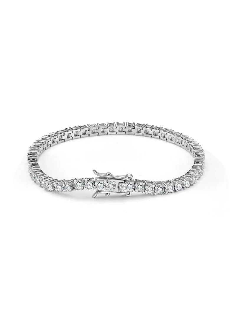 Bratara Tennis, Argint 926, Pietre Zirconia, 16.5 cm