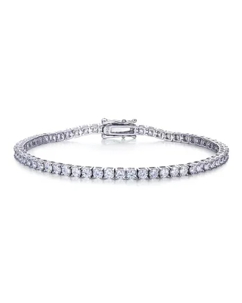Bratara Tennis  Diamante Moissanite 0.1ct, Barbati, Masura 18 cm
