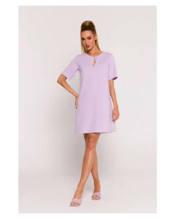 Rochie trapez cu buzunare