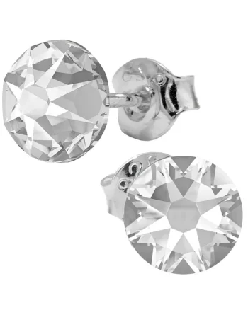Cercei argint 925 cu cristale Swarovski Xilion Rose 7mm