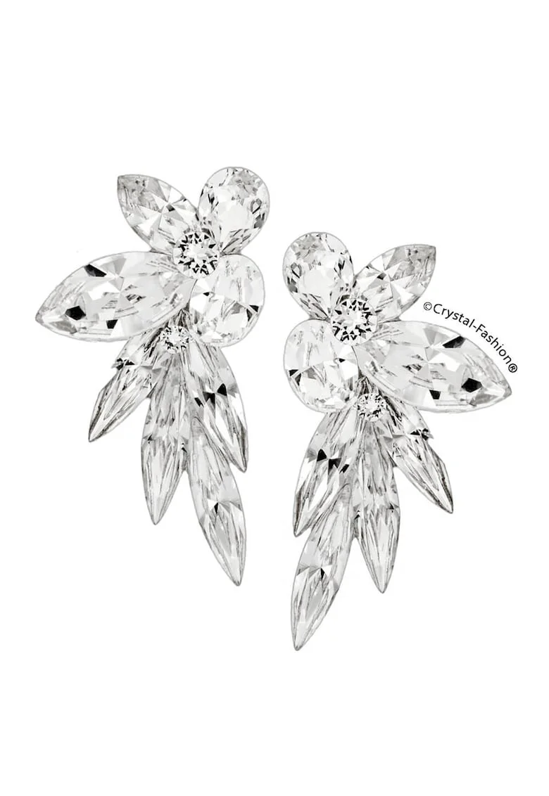 Cercei cu cristale Swarovski® Selena 3, 5cm