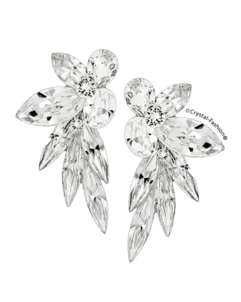 Cercei cu cristale Swarovski® Selena 3, 5cm