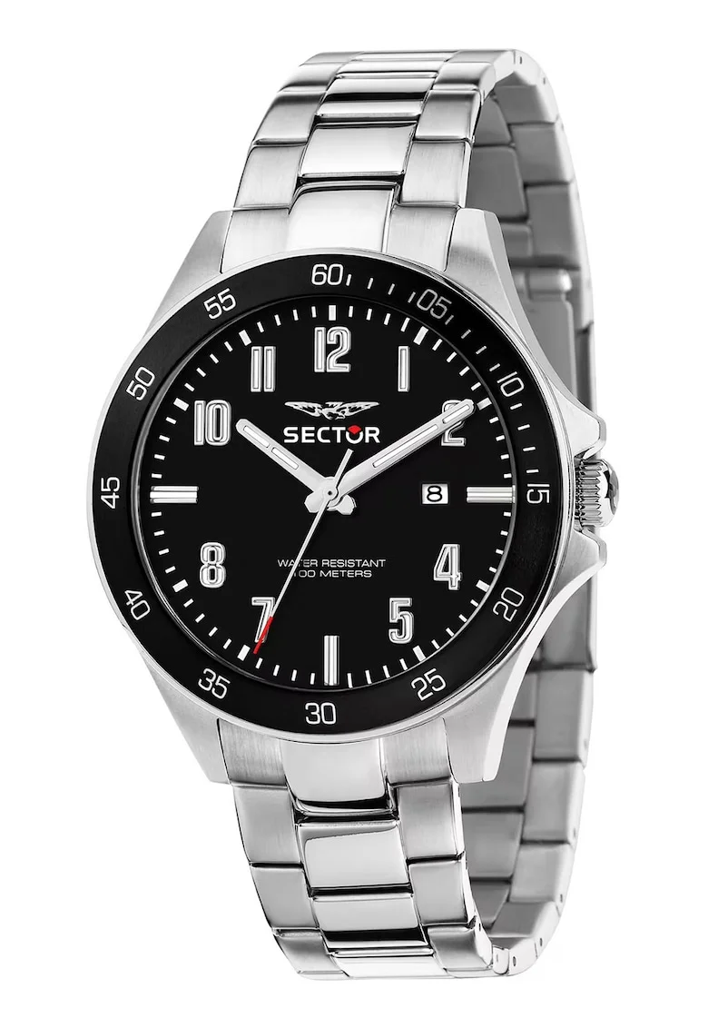 Ceas analog cu bratara metalica