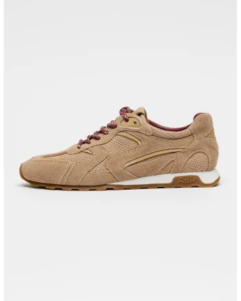 Pantofi sport low-cut din piele intoarsa Kasar, Maro camel