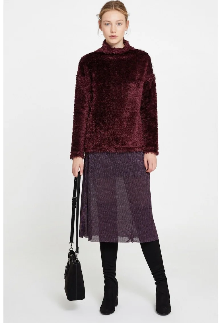 Fusta semitransparenta cu aspect stralucitor, Violet