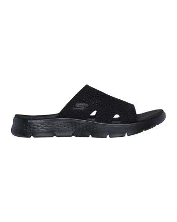 Slapi Femei,  Go Walk Flex Sandal - Elation 141425, Negru