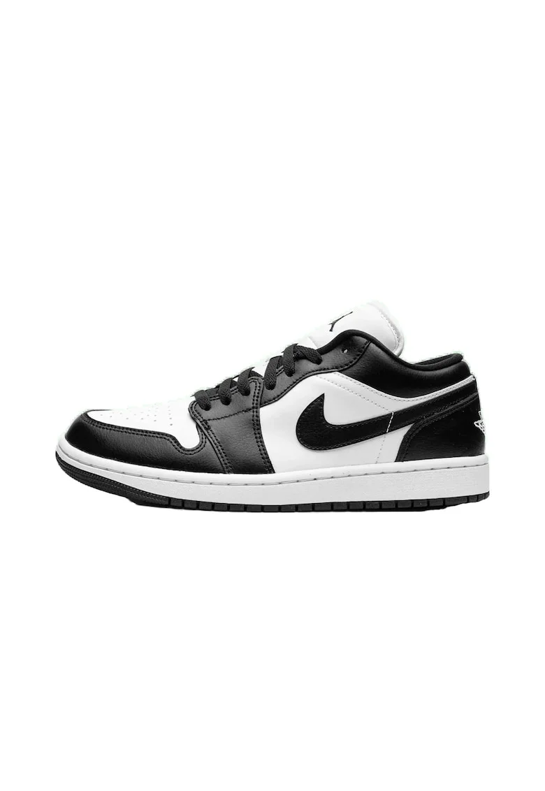 Pantofi sport barbati  Air Jordan 1 Low Panda, design minimalist, materiale de inalta calitate, Alb/Negru