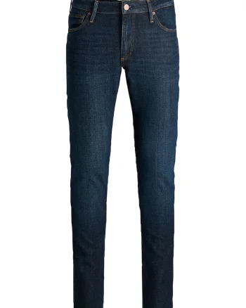 Blugi slim fit din amestec de bumbac organic, Albastru inchis