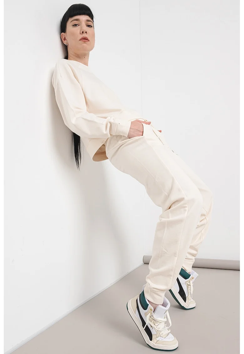 Bluza de trening cu logo Better, Alb/Crem