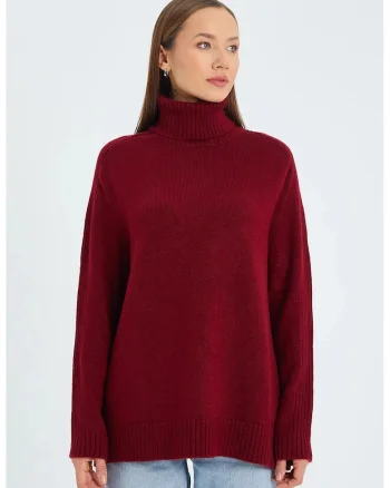 Pulover dama,  Tricot, Visiniu,