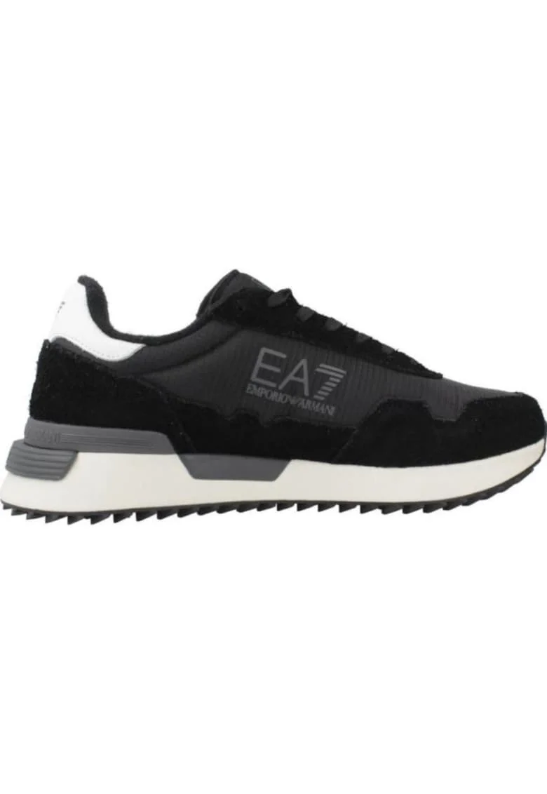 Pantofi sport barbati, Emporio Armani, 7X000380 AF19175, negru, 100% poliester, Negru