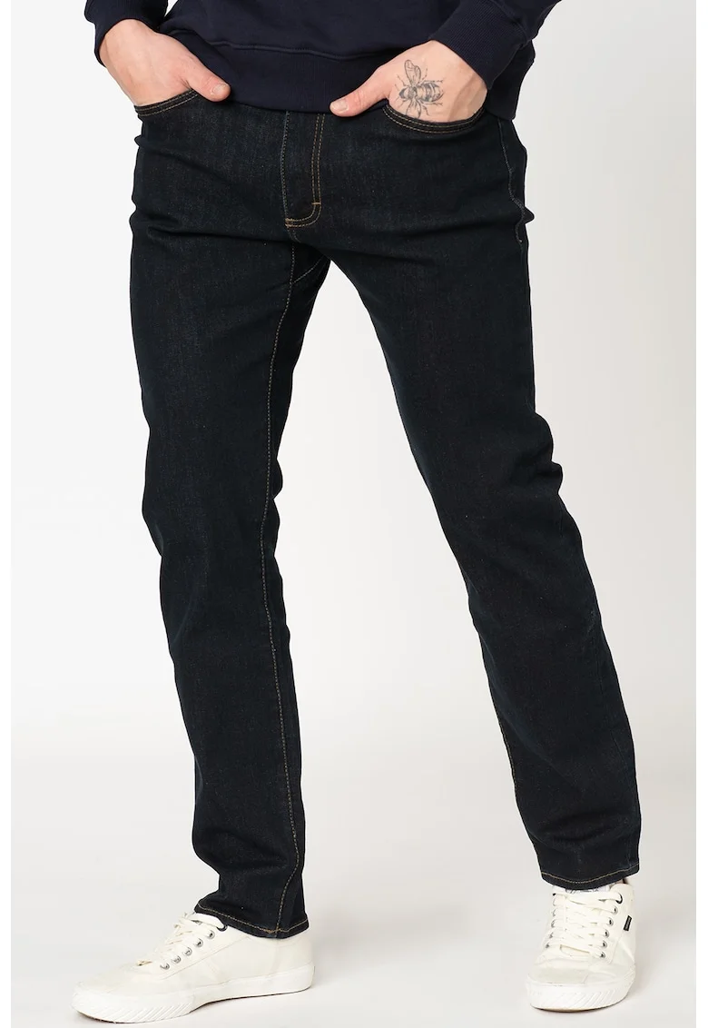 Blugi slim fit MVP, Negru