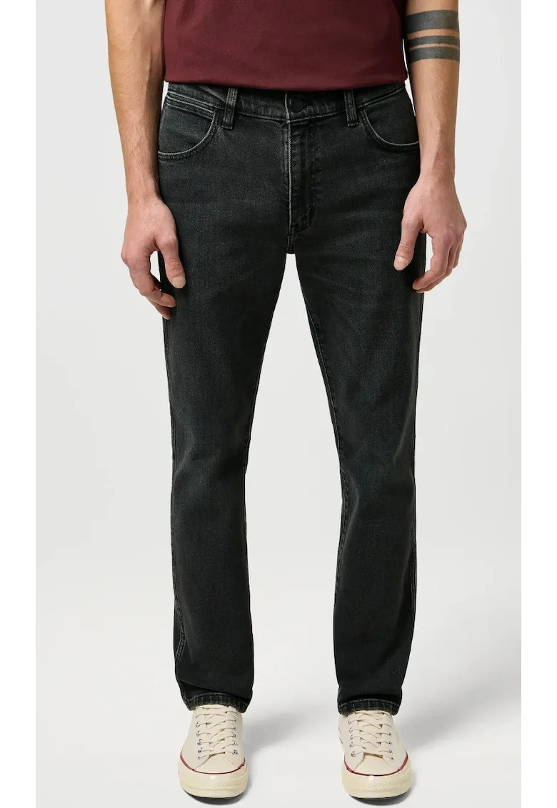 Blugi barbati  Larston Ash, bumbac/elastan, negru