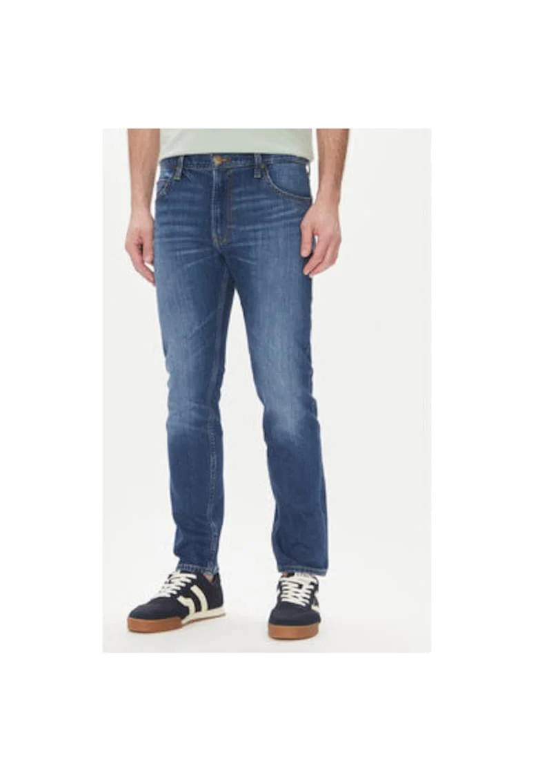 Pantaloni barbati  112363852, Bumbac/Elastan, Albastru, Albastru