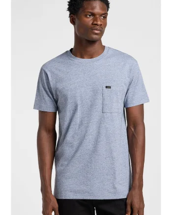Tricou barbatesc  ULTIMATE POCKET TEE, ajustat, gri, bumbac
