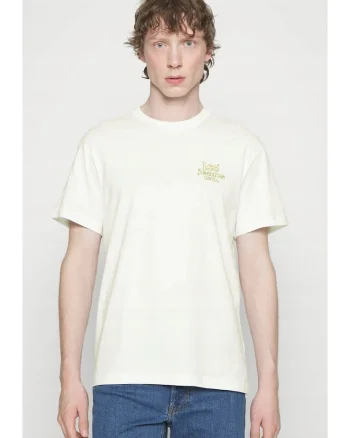 Tricou barbati,  bumbac, alb, Alb