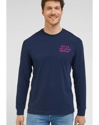 Tricou barbati  supradimensionat, bumbac, albastru, Albastru