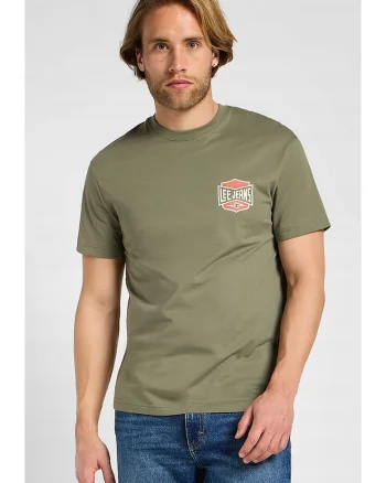 Tricou barbati,  supradimensionat, bumbac, verde