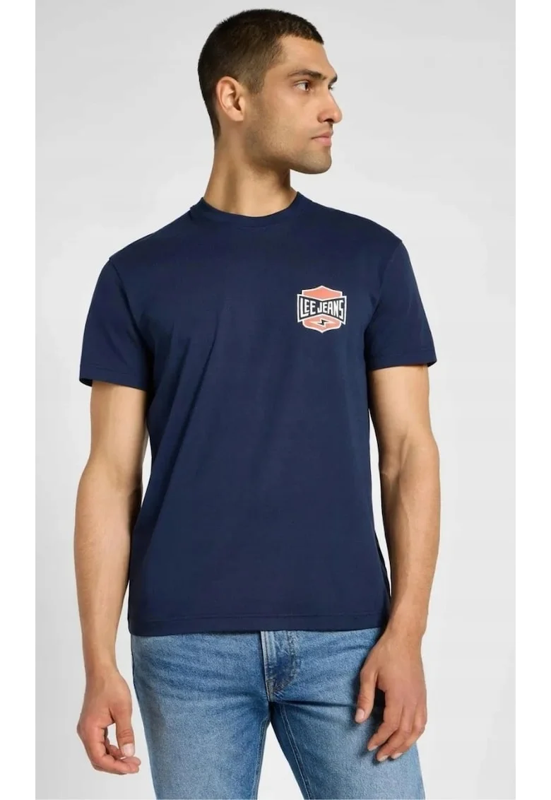 Tricou barbati,  RELAXED TEE, supradimensionat, bleumarin, bumbac