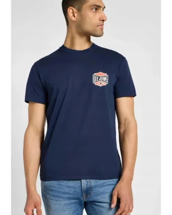 Tricou barbati,  RELAXED TEE, supradimensionat, bleumarin, bumbac