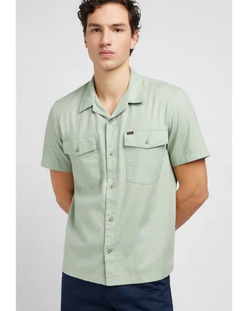 Tricou barbati,  SS CHETOPA, verde, maneca scurta, relaxat