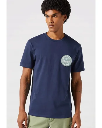 Tricou barbati,  bleumarin, bumbac, Bleumarin