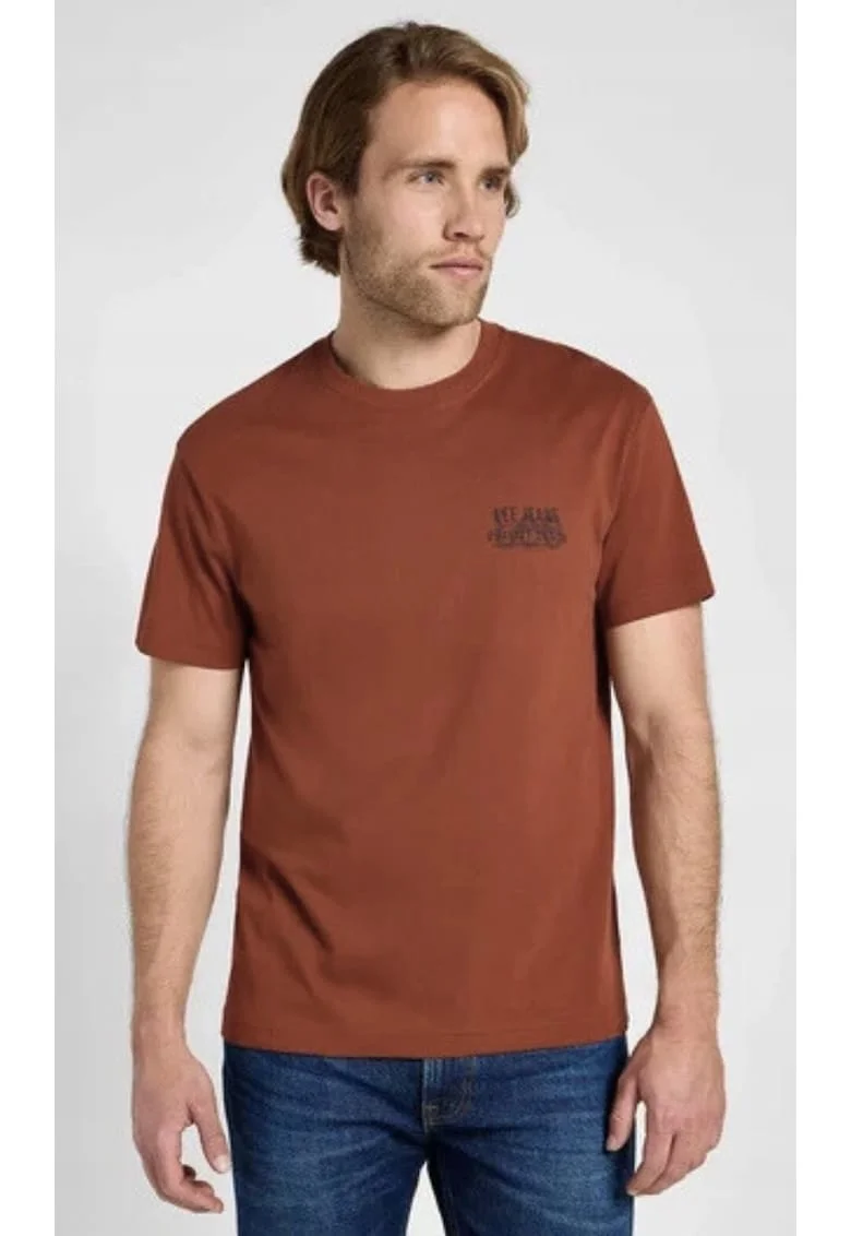 Tricou barbati  Relaxed Logo Tee, Maro
